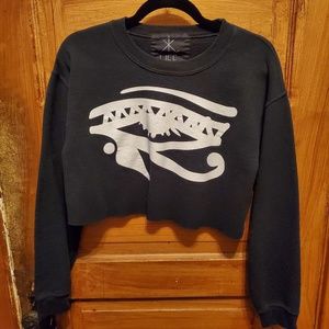 Egyptian Eye of Horus crop top